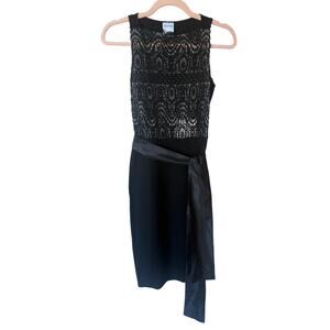 Red Valentino Arana Lace Belted Sheath Dress Size XS NWT